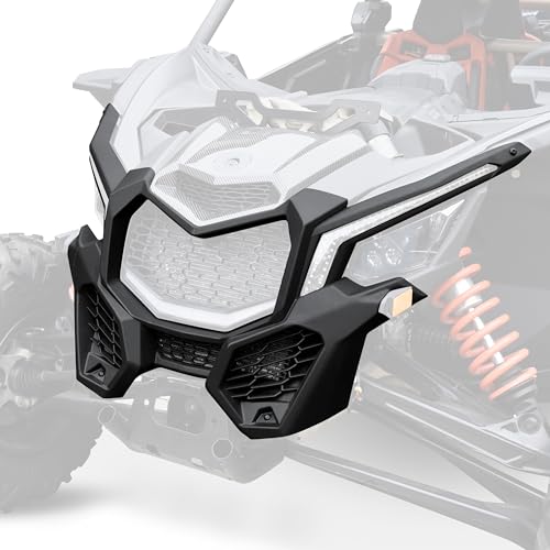UTVSXPERT Front Fascia for Can Am Maverick X3 X3 MAX 20172025 All Models Accessories Combined Heavy Duty Black Front Fascia Kit Replace 705009508 - Image 1