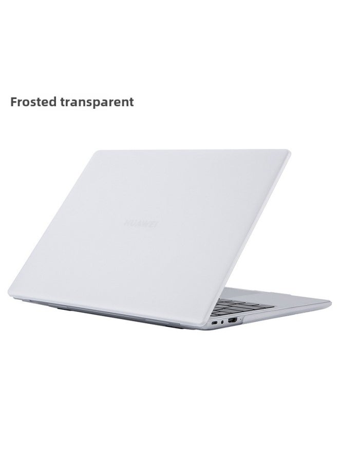 Generic Glory Magic MateBookD14 Protective Case For Huawei Laptop Frosted Crystal Case-Color:Frosted Transparent-Applicable Model:Glory MagicBook 14 2022  - Image 1