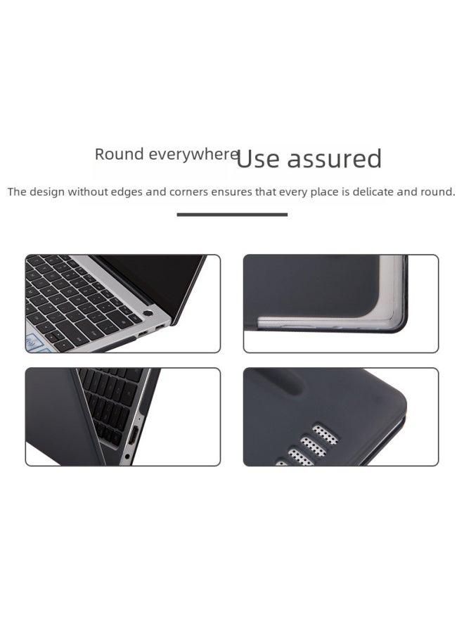 Generic Glory Magic MateBookD14 Protective Case For Huawei Laptop Frosted Crystal Case-Color:Frosted Transparent-Applicable Model:Glory MagicBook 14 2022  - Image 4