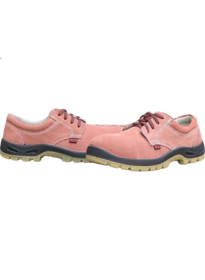 Shield King Anti-Hair Cowhide Smash-Proof Insulated Labor Protection Shoes Low-Cut Cowhide Bottom Construction Site Safety Shoes Men 7179 Work Shoes Size 42 - Image 2