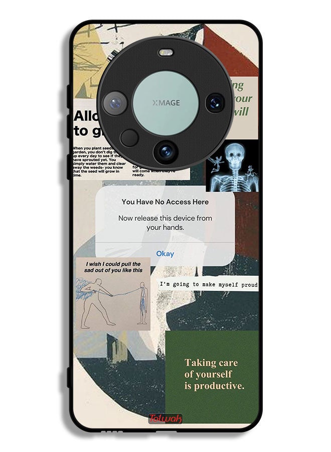 Tolwak Huawei Mate 60 Pro Plus Protective Case Cover Allow Yourself To Grow - Image 1