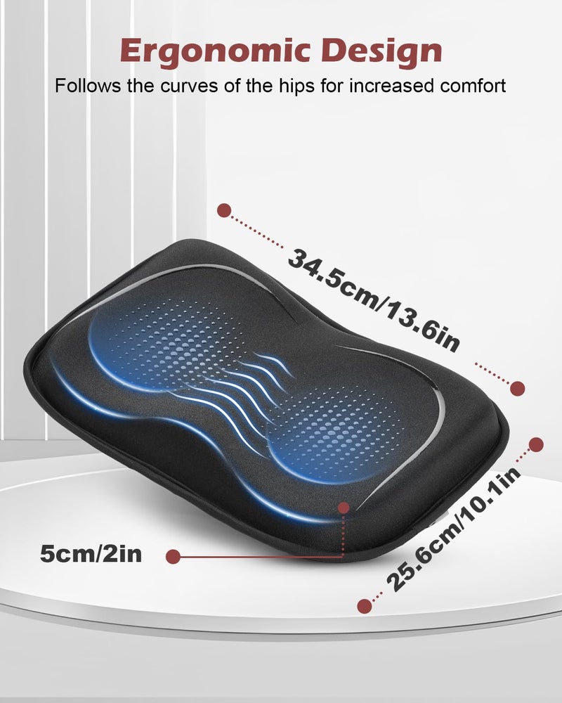 Fitense Rowing Machine Seat Cushion for The Concept 2 Rowing Machine with Extra Sports Headband, Memory Foam Row Machine Pad-Compatible with Concept 2 Rower, Recumbent Stationary Bike, Watter Rower - Image 2