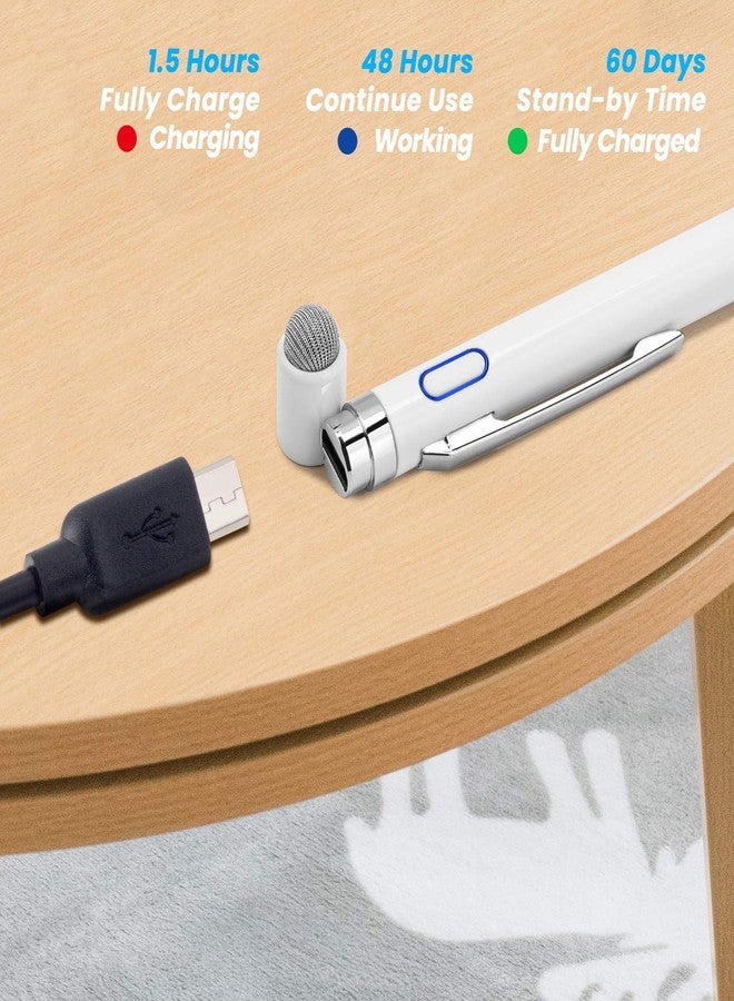 Edivia Stylus Pen for Kindle Fire HD Tablet, EDIVIA Digital Pencil with 1.5mm Ultra Fine Tip Pen for Kindle Fire HD Tablet Stylus, White - Image 5