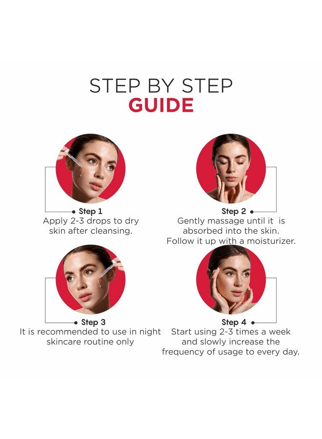 Oshea PhytoDERMA Face Serum for Men & Women 30 ml | 0.2% Retinol & 1% Peptide | Reduce Fine Lines, Wrinkles & Anti Aging | Infused with Pomegranate Extract - Image 5