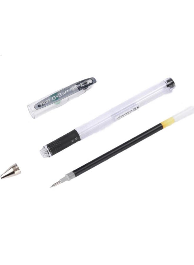 Pilot Large Capacity Bullet Tip Non-Slip Gel Pen, Gel Ink Signing Pen For Office And Student Use, Bl-G3 0.7Mm Black, 12-Pack - Image 2