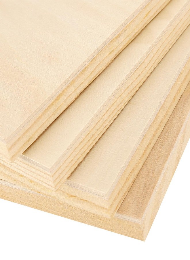 MANCHAP 15 Pack 8 x 8 Inch Wood Canvas Panels, Unfinished Square Canvas Panels Boards, Wooden Panel for Painting, Crafts - Image 3