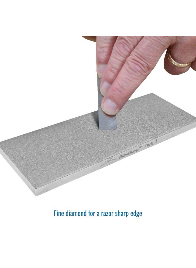 DMT (Diamond Machining Technology) Diamond Machining Technology (Dmt) D8F 8-In. Dia-Sharp Bench Stone Fine Sharpener, White, one size - Image 3