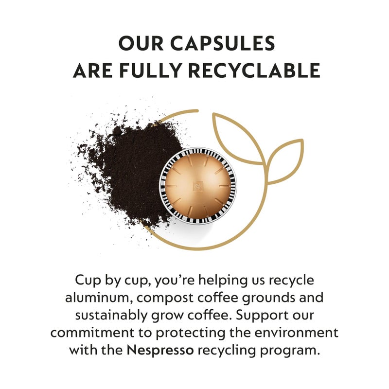 Nespresso Capsules Vertuo, Melozio, Medium Roast Coffee, 10 Count (Pack of 3) Coffee Pods, Brews 7.8oz. - Image 5