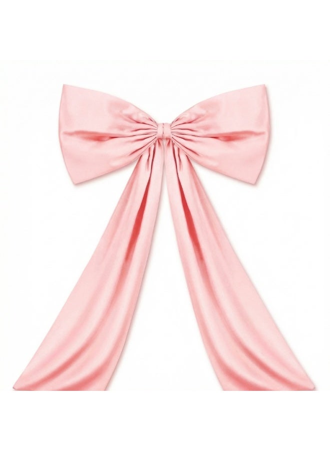 V.nice Giant Bow Wall Decor – 24"x36" Pink Ribbon Tie for Birthday Party Backdrop & Room Decoration - Image 1