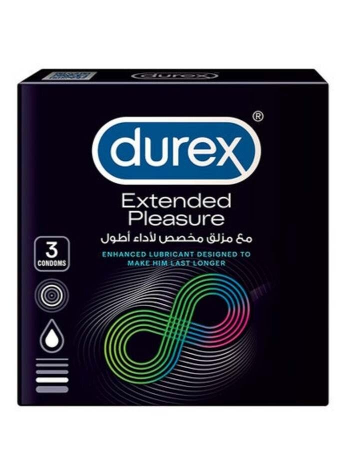 Durex Extended Pleasure Condom Pack of 3 - Image 1