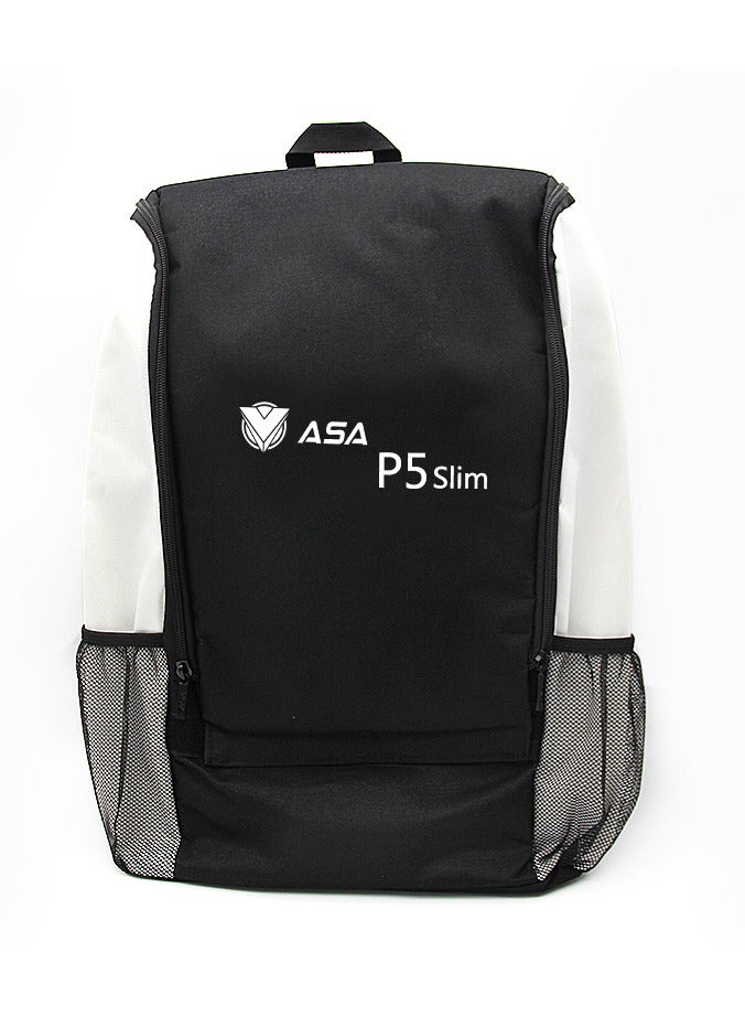 ASA Carrying Case For PS5 Slim Edition Console, Backpack Storage Bag Protection For PS5 Slim, Controllers, Base and Accessories, Shockproof, Waterproof and Scratchproof - Image 1