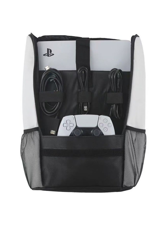 ASA Carrying Case For PS5 Slim Edition Console, Backpack Storage Bag Protection For PS5 Slim, Controllers, Base and Accessories, Shockproof, Waterproof and Scratchproof - Image 3