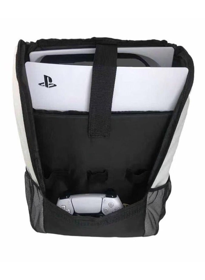 ASA Carrying Case For PS5 Slim Edition Console, Backpack Storage Bag Protection For PS5 Slim, Controllers, Base and Accessories, Shockproof, Waterproof and Scratchproof - Image 4