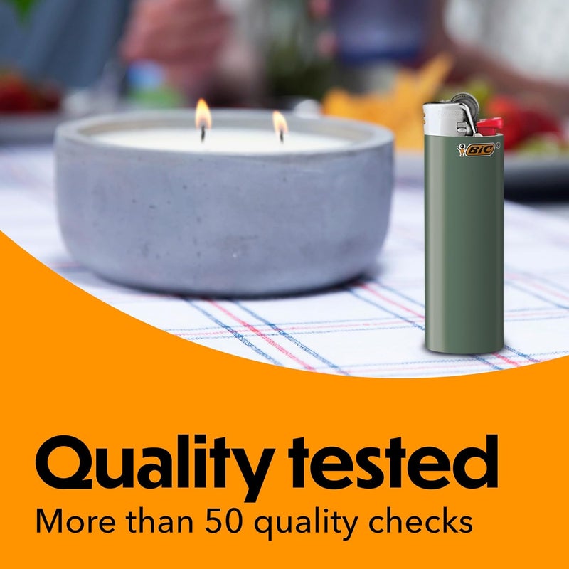 Bic Classic Maxi Pocket Lighter, Shades of Green, 12-Pack (Packaging and Colors May Vary) - Image 5