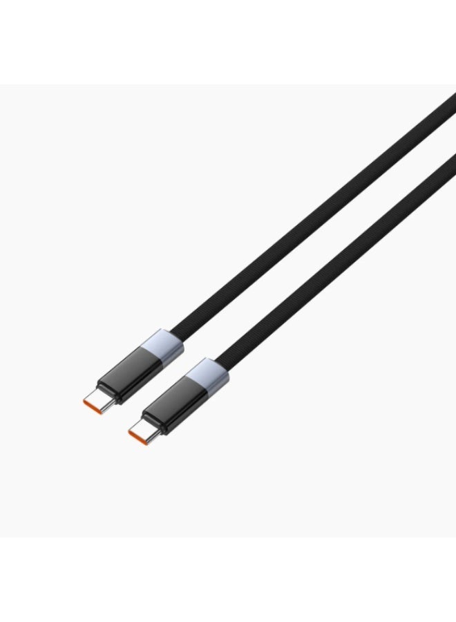 لدنيو كابل شحن فائق السرعة LDNIO بقوة 65 واط من النوع C إلى النوع C بطول 1 متر لأجهزة iPhone 15/16/17 و iPad و MacBook و Samsung - أسود - Image 3