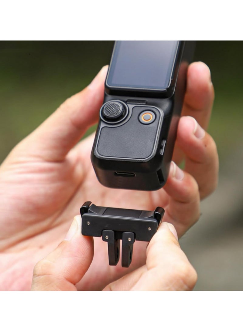 Magnetic Quick Release Mount Adapter For DJI Osmo Pocket 3 Camera Extension Bracket Tripod Adapter with 1/4 Inch Screw Hole Compatible with DJI Pocket 3 Accessories - Image 3