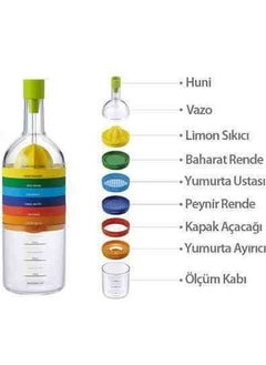 ANKA 8 Bin Tools Bottle Shaped Kitchen Set (8 Pieces)  - Image 1