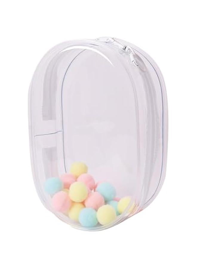 Clear Figure Display Bag with Keychain Blind Box Case Carrying Bag Keychain Pouch Charms for Collectibles  - Image 1