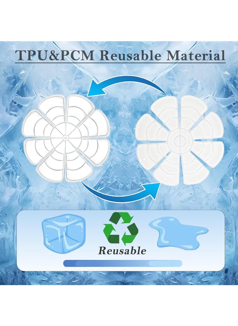 Ru syanl - Hat Ice Pack Head Ice Pack Head Cool Hard Hat Cooling Heat Stroke Prevention Naturally Freezes Below 28℃ TPU PCM Material Summer Cooling Goods for Helmets Reusable - Image 1