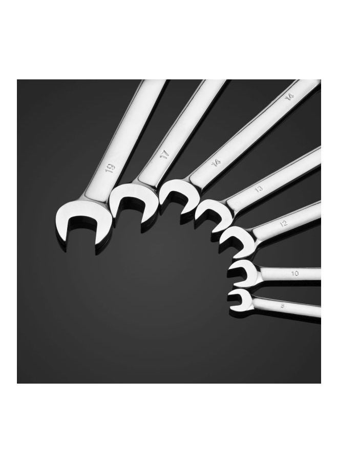 ماركة غير محددة 7-Piece Combination Wrench Set Silver 8.8kg  - Image 3