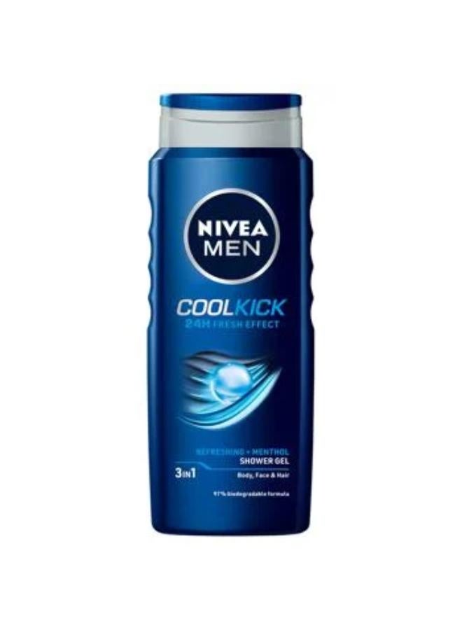 NIVEA MEN COOLKICK SHOWER GEL 500ML