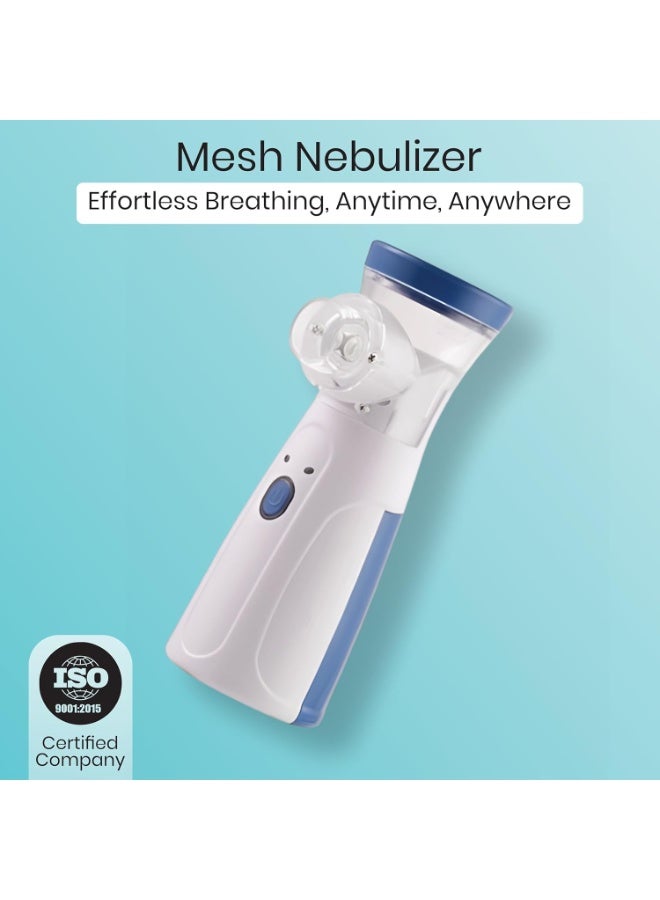 CELIBERY Portable Ultrasonic Mesh Nebulizer for Children and Adults | Silent Operation, Adjustable Fog, Auto-Off Function, Rechargeable, Compact and Lightweight Design, Efficient and Comfortable, JSL-W302 - Image 2