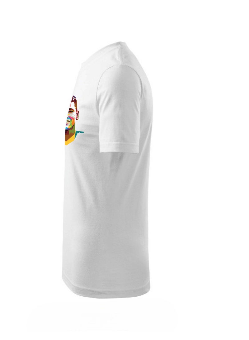 PRINTSHOP4ME Brazil Soccer Printed Round neck cotton Tshirt for Sports fan unisex Adults and Kids White - Image 3