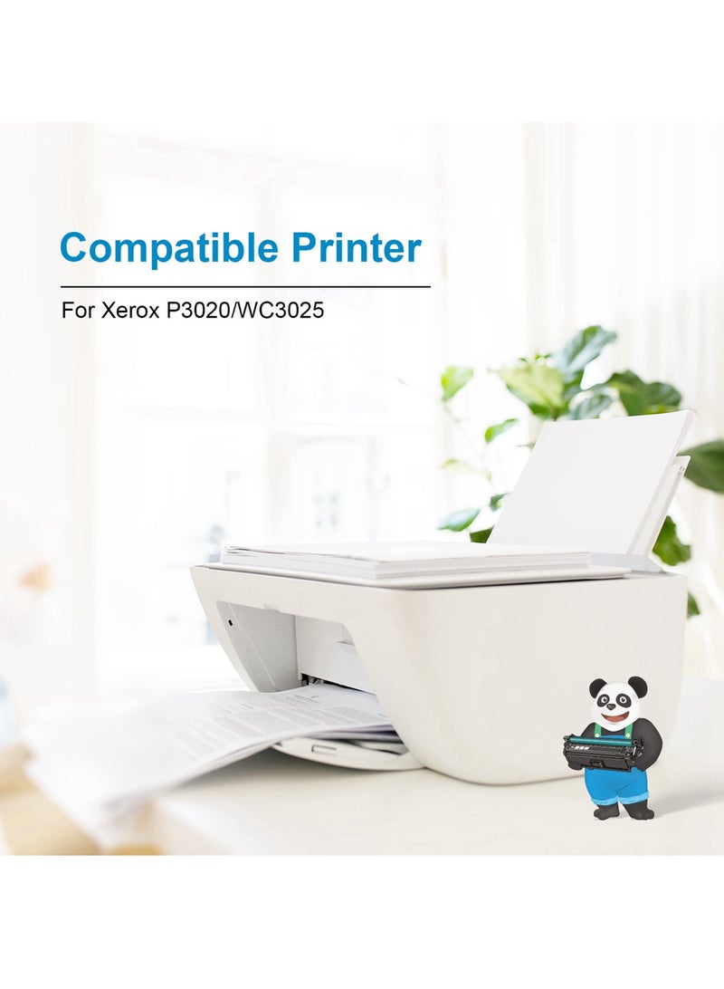 استا خرطوشة حبر ASTA P3020 106R02773 متوافقة مع طابعة P3020 WC3025 باللون الأسود BK Premium Professional Office Consumable Printing 3020 - Image 2