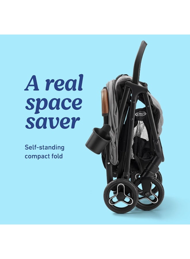 Graco Ready2Jet Travel System â€“ Compact Travel Stroller with Automatic Fold and SnugRide Infant Car Seat - Image 4