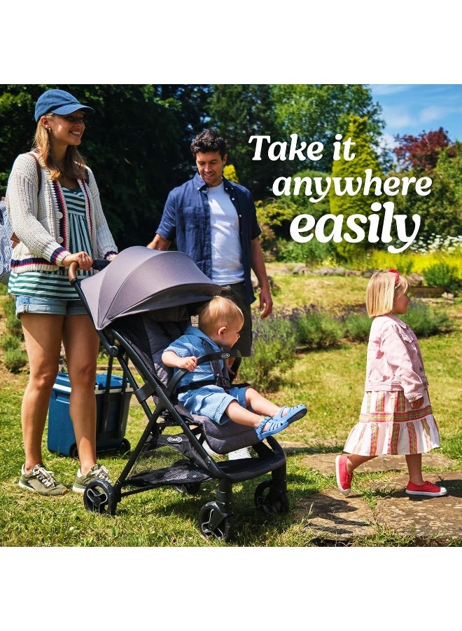 Graco Ready2Jet Travel System â€“ Compact Travel Stroller with Automatic Fold and SnugRide Infant Car Seat - Image 5