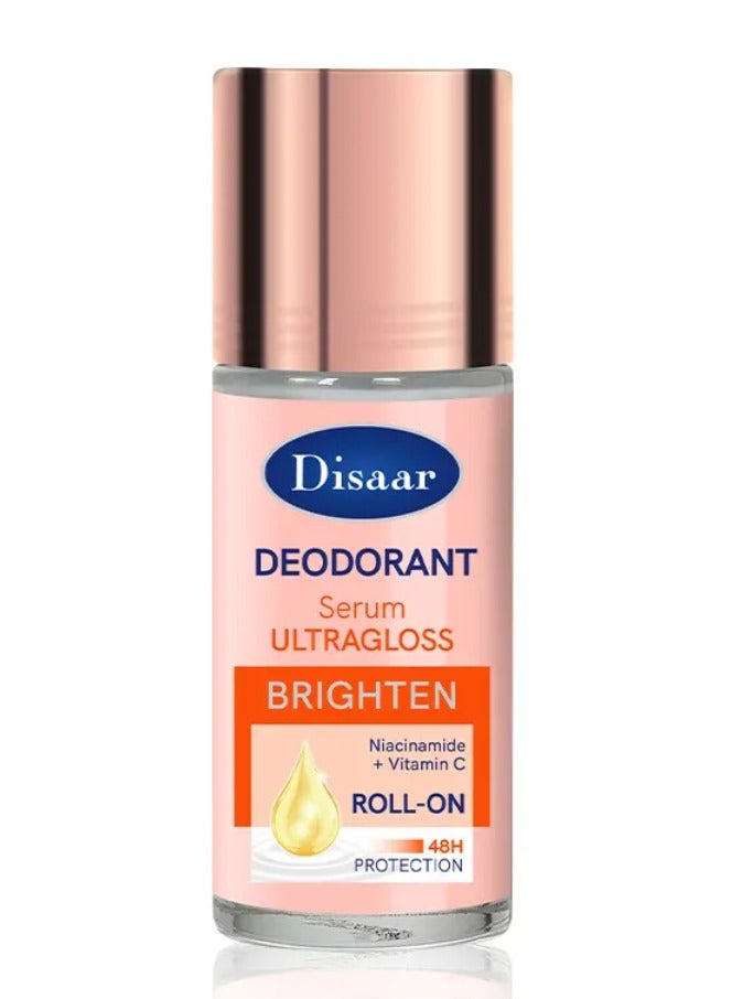 Disaar Deodorant Serum Ultragloss Brighten Niacinamide And Vitamin C Roll On - Image 1