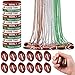 JellyArch 72 Pcs Football Parade Throws Bulk Party Favors Mini Football Stress Balls Silicone Bracelets Beaded Necklace for Mardi Gras Parade Throws Bowl Game Day Party Supplies Accessories - Image 2