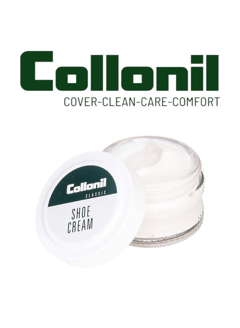 Collonil Unisex-Adult Pastel Shoe Cream – 50ml Colorless Leather & Faux Leather Shoe Polish - Image 1