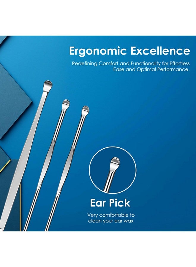 Beaute Secrets Ear Wax Cleaner - Resuable Ear Cleaner Tool Set With Storage Box - Ear Wax Remover Tool Kit With Ear Curette Cleaner And Spring Ear Buds Cleaner - 5 Pc - Image 5