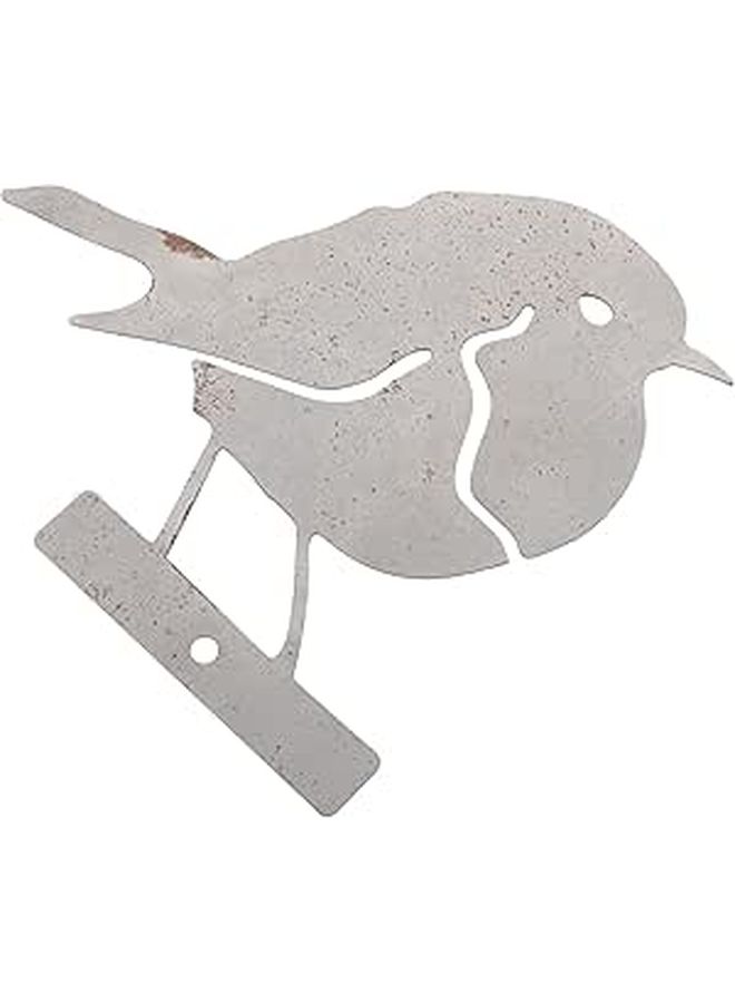 Rustic Patina Metal Bird Garden Sculpture Outdoor Lawn Decor Figurine - Image 1