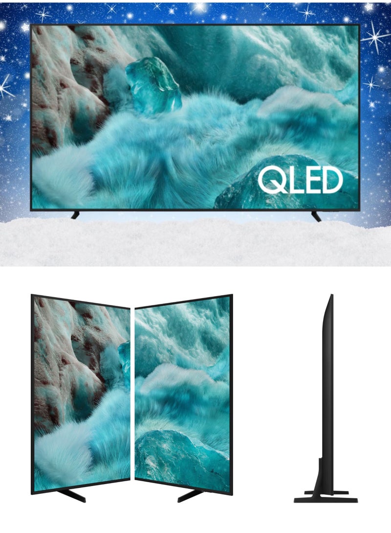 سامسونج تلفاز سامسونج الذكي QLED 4K بحجم 55 بوصة Q7F (طراز 2025) + مكبر صوت محمول بقناة 2.0 مع بطارية مدمجة وأضواء LED | تلفاز ذكي Tizen QLED مع معالج Q4 AI، حجم لون 100%، HDR10+، تحسين AI بدقة 4K، OTS Lite، Q-Symphony - Image 5