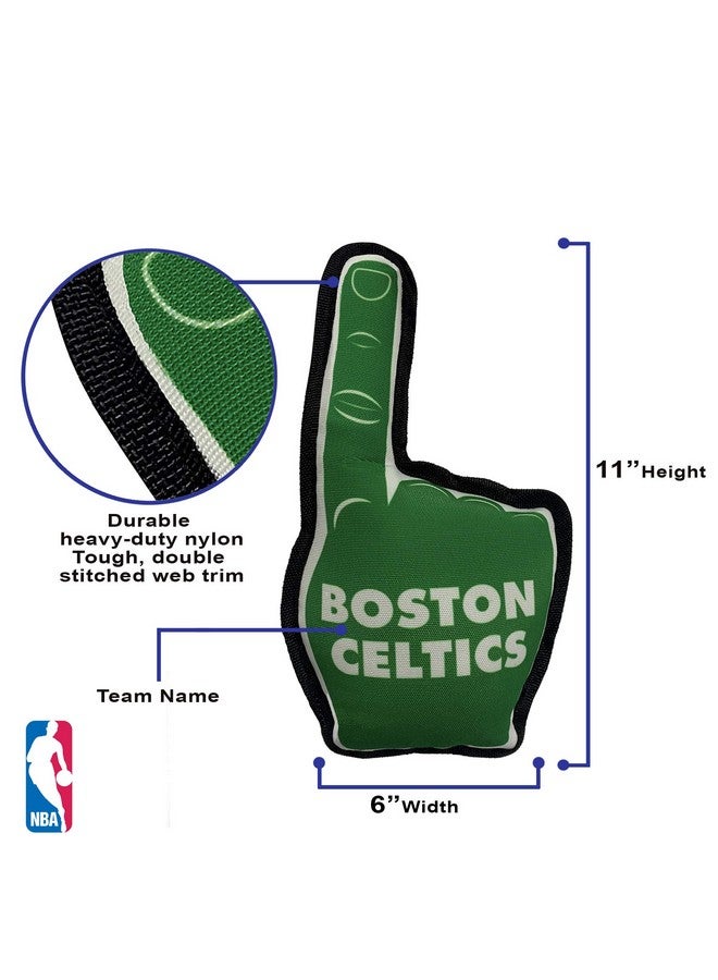Pets First NBA Boston Celtics #1 Fan Toy for Dogs & Cats. Best Tough PET Toy with Inner Squeaker., Team Color, one Size (CEL-3277) - Image 5