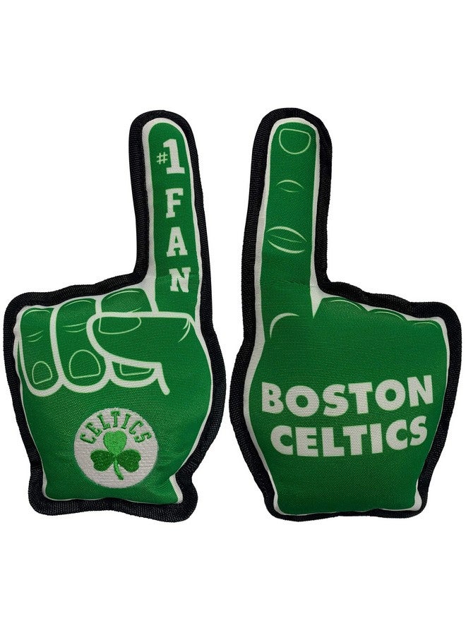 Pets First NBA Boston Celtics #1 Fan Toy for Dogs & Cats. Best Tough PET Toy with Inner Squeaker., Team Color, one Size (CEL-3277) - Image 1