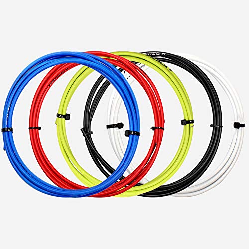 TRLREQ Universal Bicycle Shifter Cable Housing Set for Shimano Sram Derailleur/MTB Road Bike (Black) - Image 2