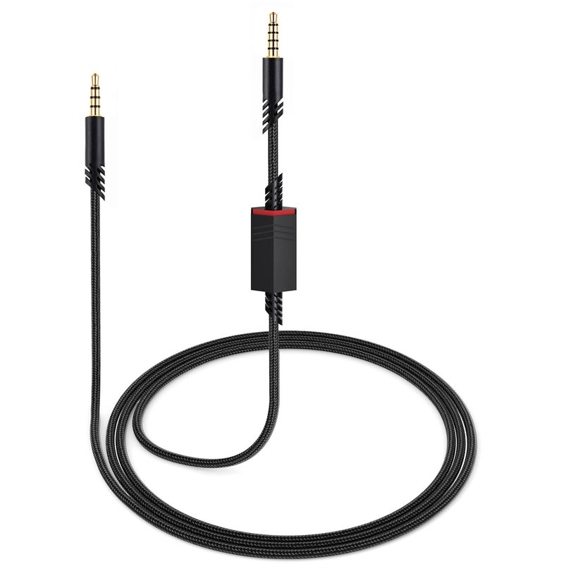weishan A40 Cord Replacement for Astro A10 A40 TR Gaming Headsets, 3.5mm(1/8") Braided Detachable Audio Cable with Inline Mic Mute Switch, 6ft Long - Image 1