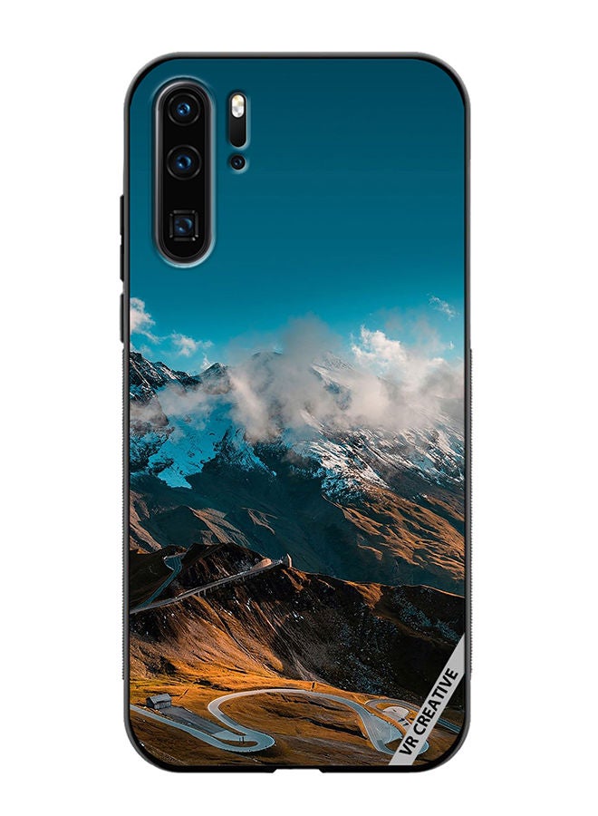 VR CREATIVE Protective Case Cover For Huawei P30 Pro Road And Mountains Design Multicolour - Image 1
