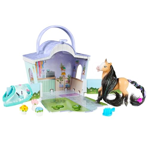 Breyer Mane Beauty Lil Beauties Flower Shop Playset Brushable Mane and Tail Model BMB10426 - Image 1