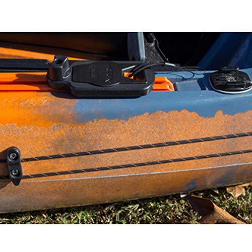 YakAttack Track Mount Retractor | 36" Kevlar Cord with Removable 4" Tether | Gear Safety System for Kayaks | Fits GearTrac & MightyMount | Yak Attack USA-Made - Image 3