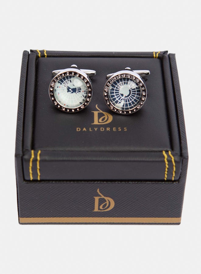 DALYDRESS Men Regular Fit Cufflink Multicolor - Image 2