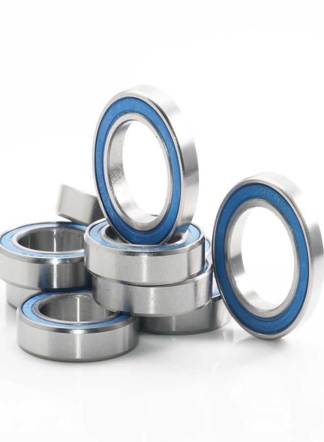 FUSHIBEARING 6802RS Ball Bearing 15x24x5mm,15x24 ABEC 3 Blue Rubber Sealed Precision Ball Bearings (Pick of 10pcs) - Image 1