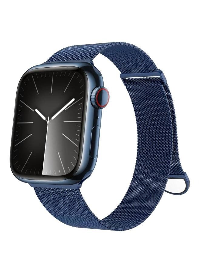 XOUXOU Metallic Strap – Magnetic Mesh Band for Apple Watch 44mm, 45mm, 49mm (Series 4–9, SE, Ultra & Ultra 2) - Image 1