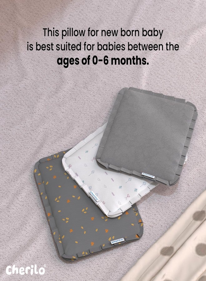 Cherilo Mustard Seed Baby Comfort Cushion | Adjustable Filling | Soft Cotton Cover | 28 x 21.5 x 2 cm - White Abstract Pattern - Image 5