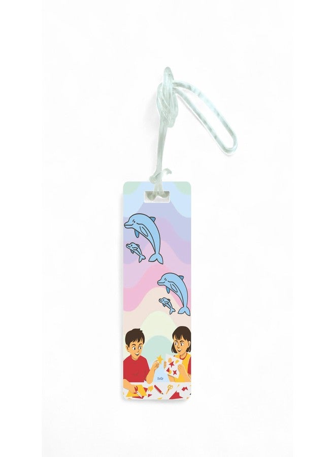 SeQR Smart QR Code Kids Bag Tag/Lost & Found Custom Name for School, Daycare, Kindergarten & Backpack,Waterproof Metal Tag with Wire Cable/Scan & Contact Travel Accessory for Children - Image 4