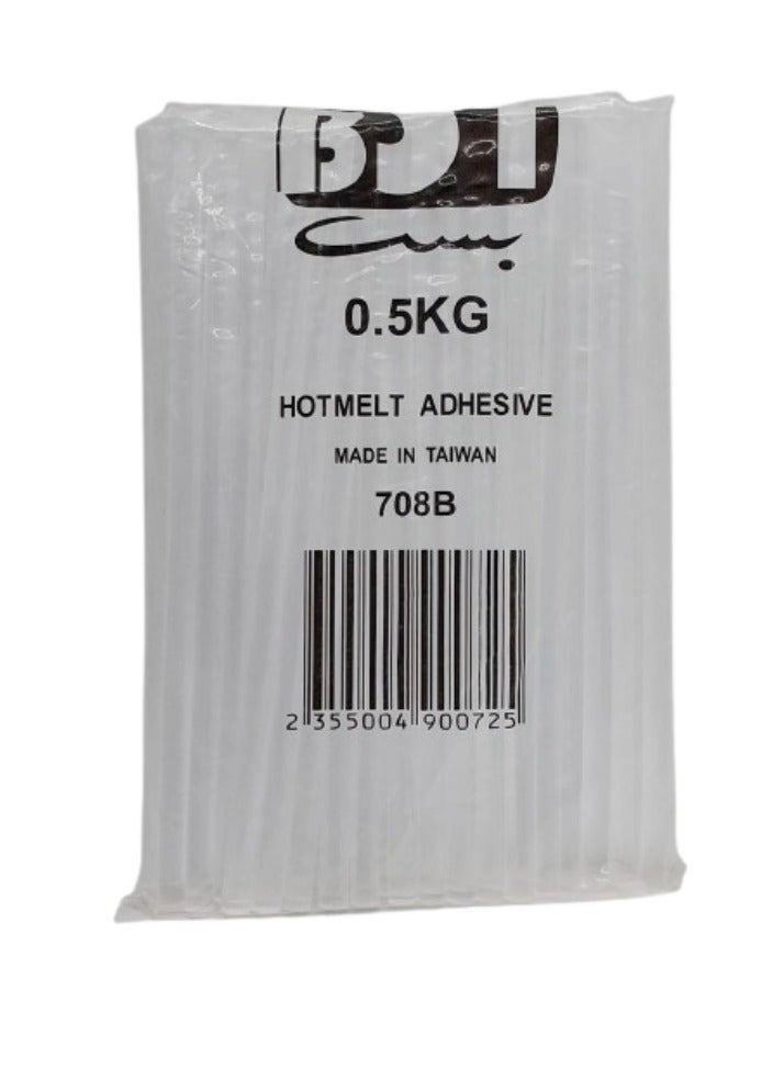 BST 8mmX200mm 500 Gram Transparent Hot Melt Gluestick For Big Gluegun Made-Taiwan - Image 2
