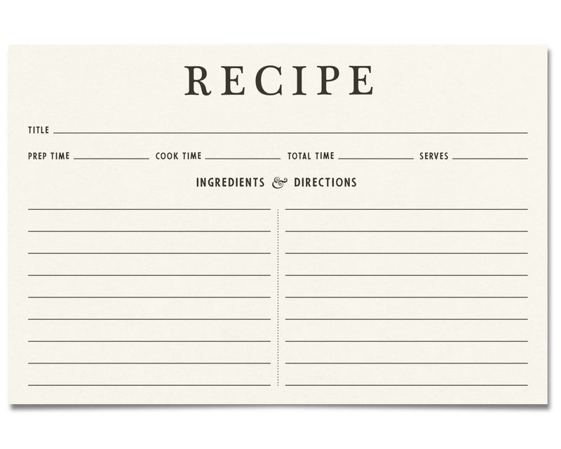 Neatz Classic Recipe Cards, 4x6 Inches, 50 Count, Double Sided. Thick Card Stock. Perfect for Recipe Box & Binder - Image 4